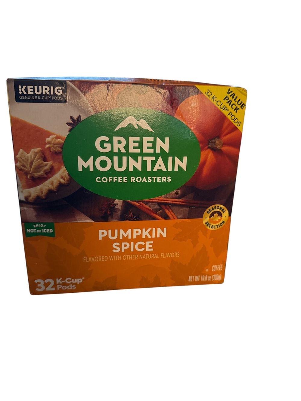 Green Mountain Pumpkin Spice K-Cup Pods - 32 Count BB 5/2028